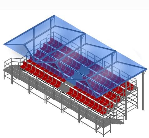 Strong Precast Steel Structure Hanger , Durable Pre Engineered Building Structure