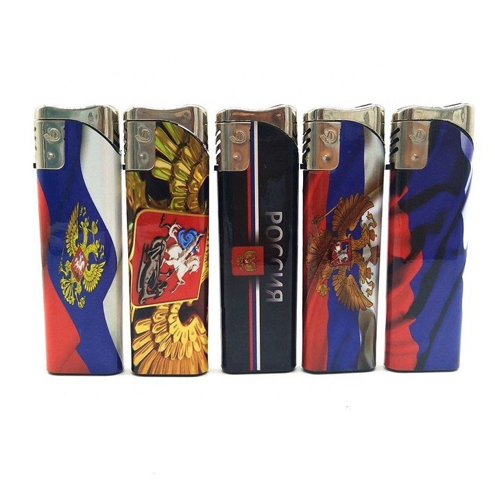 Dy-069 Wholesale High Quality Electronic Cr Flip Plastic Lighter