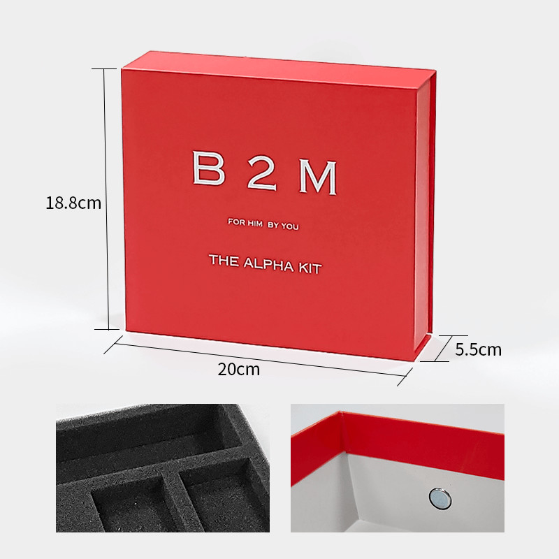 Personalized Luxury Gift Packaging Custom Magnetic Rigid Paper Box With Magnetic Flap