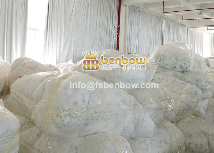 Ultra thin full core ventilation suspension diapers B grade diaper