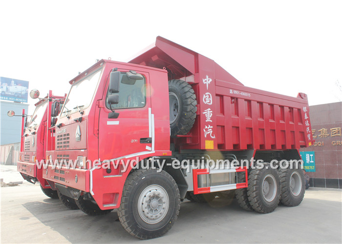 China HOWO 6x4 Mining dump / Tipper Truck 6 by 4 driving model EURO2 Emission