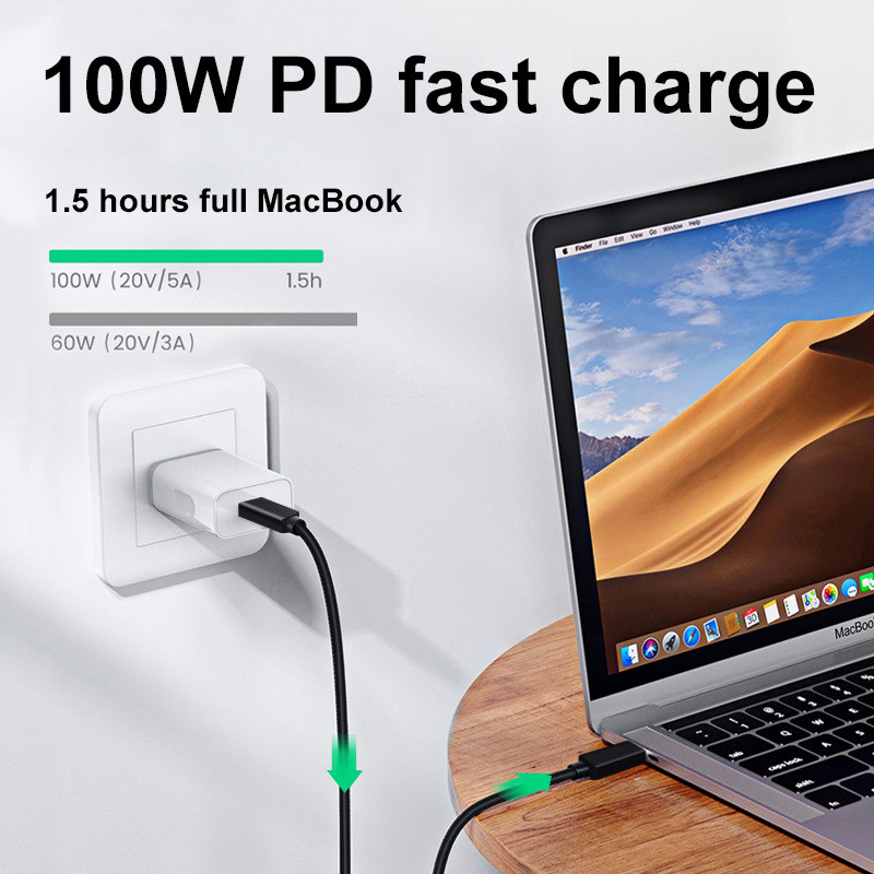 Thunderbolt 3 High Speed USB 4 Cable Full Featured PD Fast Charging