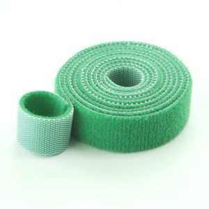  gripping hook &amp; loop cable ties in black , Silk printing Manufactures