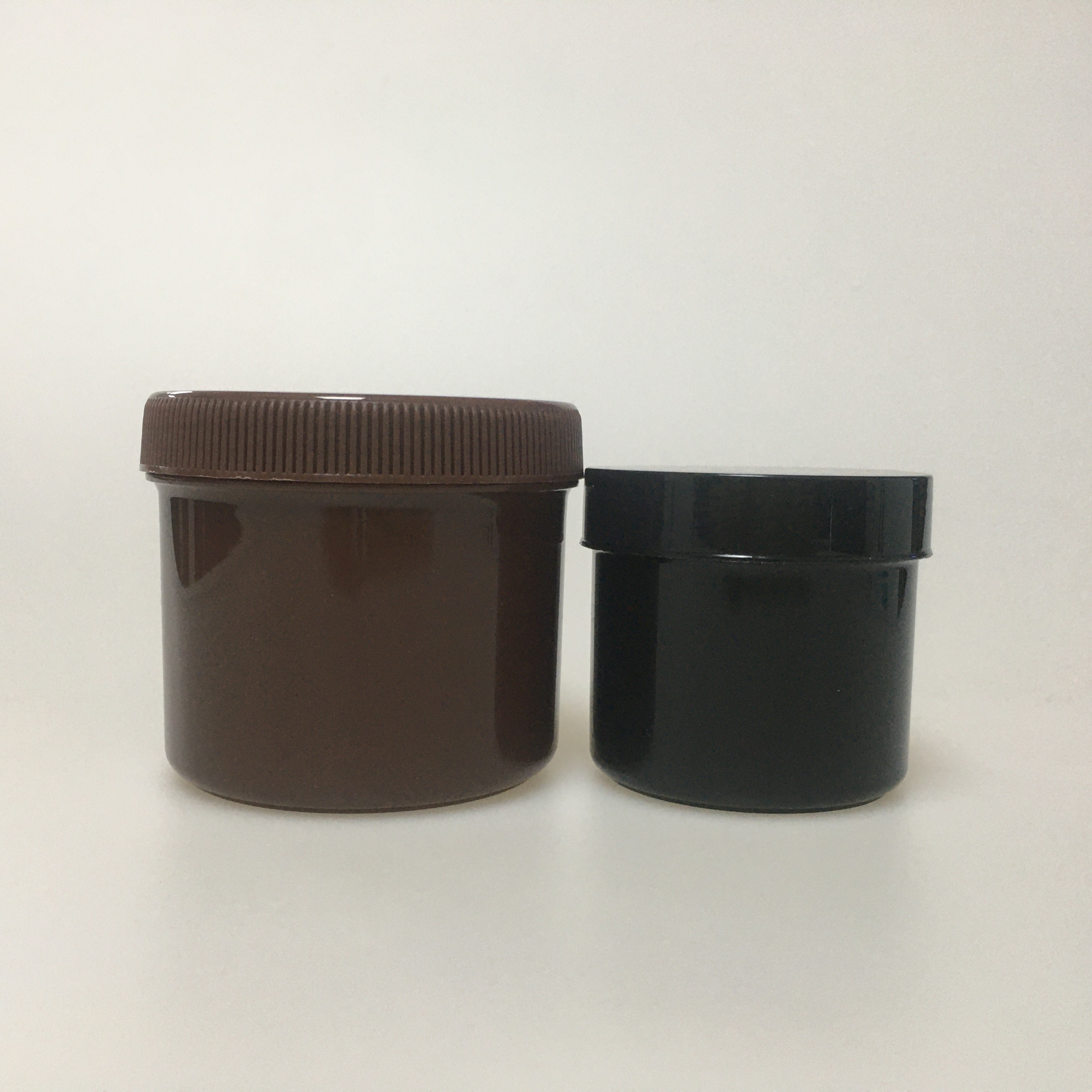 Transparent Plastic Jar and Lid for Food Storage and Packaging