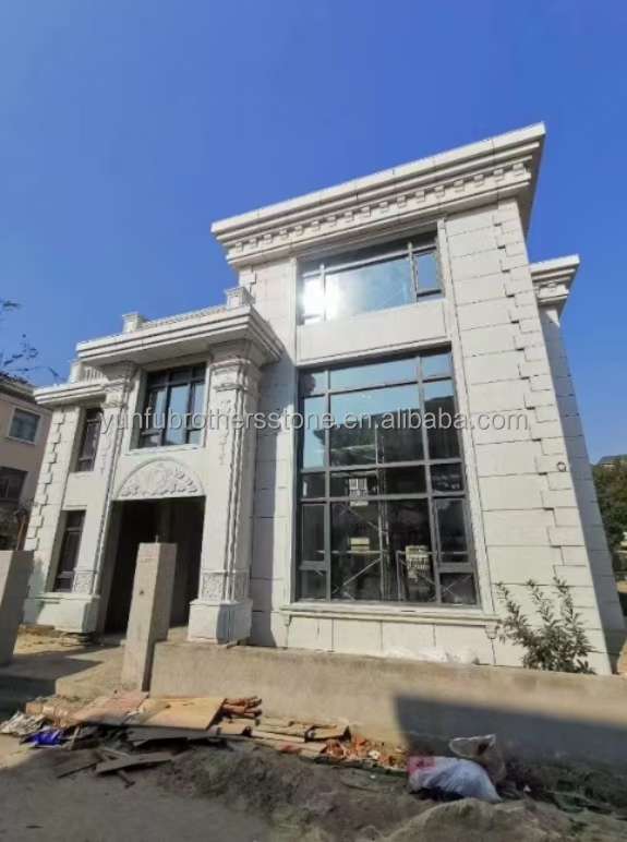 Modern Flamed Chinese Grey Granite Stone Veneer Cut-to-Size for Outdoor Wall Cladding