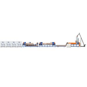 0.4-1.2mm PP Packing Strap Making Machine Double Screw Extrusion Production Line