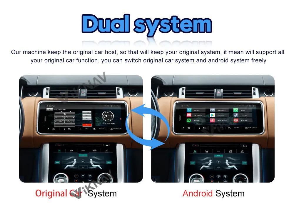 Android Stereo Car Radio For Land Rover Range Rover Sport L494 2013-2017 Touch Screen GPS Navigation Multimedia Player