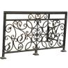 Buy cheap Outdoor Cast Wrought Iron Guardrail Fence Banister Heat Insulation from wholesalers
