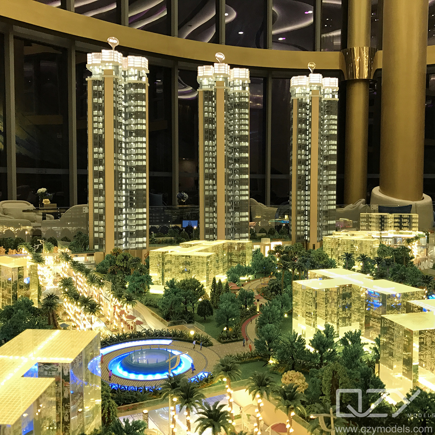 Kingkey Group 1/100 Shanhai City Residences Miniature Building Models