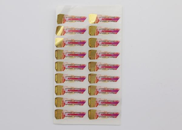Synthetic Paper Anti Counterfeit Labels Heat - Resistant For Electrical