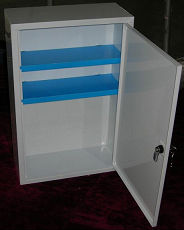 Compartment Medical Emergency First Aid Medical Storage Cabinets Tin Box Medical Metal Box Case