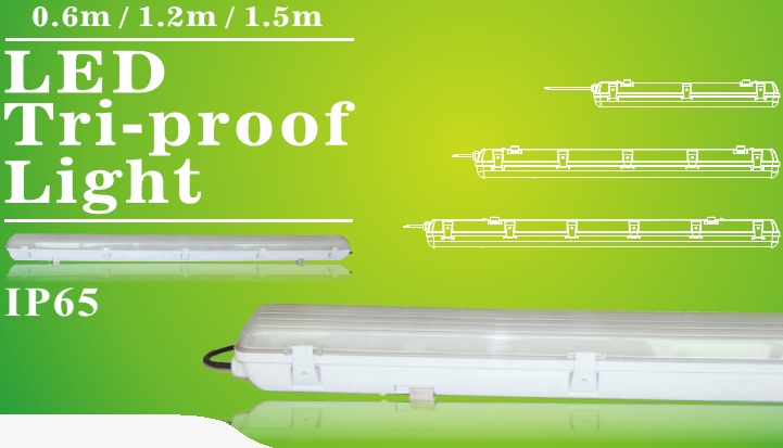 SAA TUV ERP GS CB SMD2835 6500K 1200mm high efficiency led tri-proof light