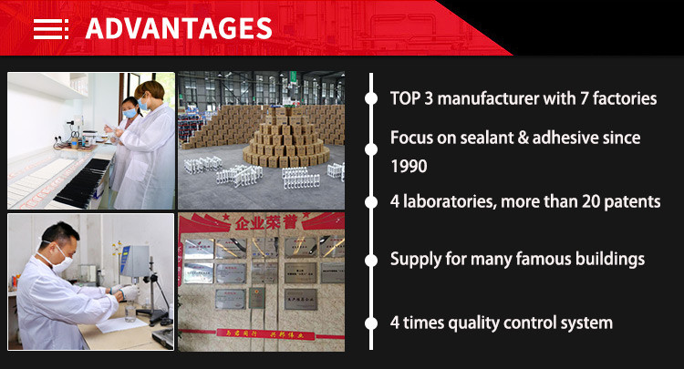 General Purpose RTV Acetic Silicone Sealant Weather Resistance Customized Color