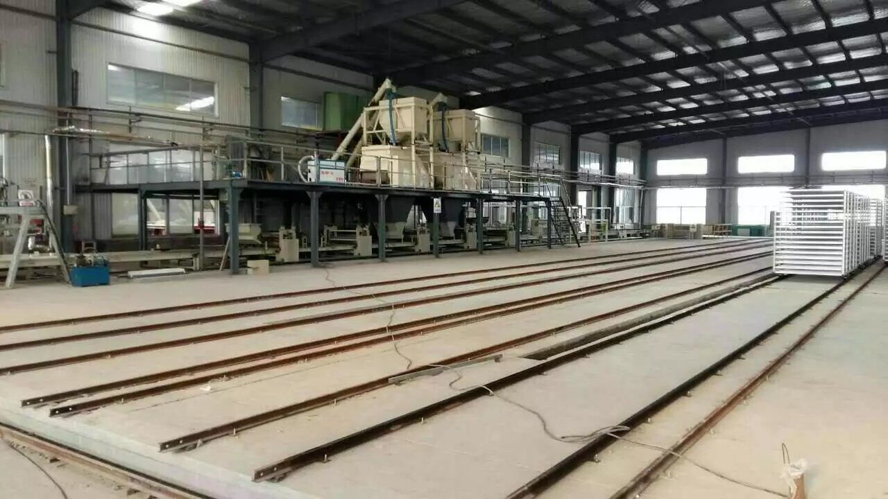 Compact Structure Automatic fiber cement wall panel production line
