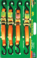 1" Custom Endless Ratchet Straps , High Strength Car Hauler Tie Down Straps