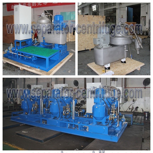Self Cleaning Marine Disc Centrifugal Oil Separator Full Discharge 3000 LPH