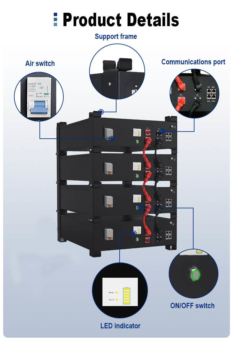 20480Wh 51.2V Lifepo4 Server Rack Battery 400ah Lithium Ion Battery For Solar Energy Storage
