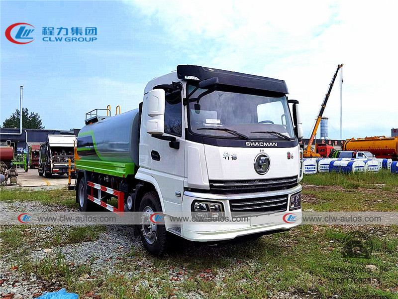 Shacman 4x2 15000L Water Spraying Truck With Q235 Tank