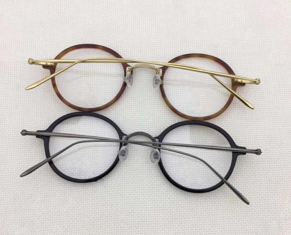 Vintage Men Women Pure titanium spetacle eyeglass glasses combinated optical