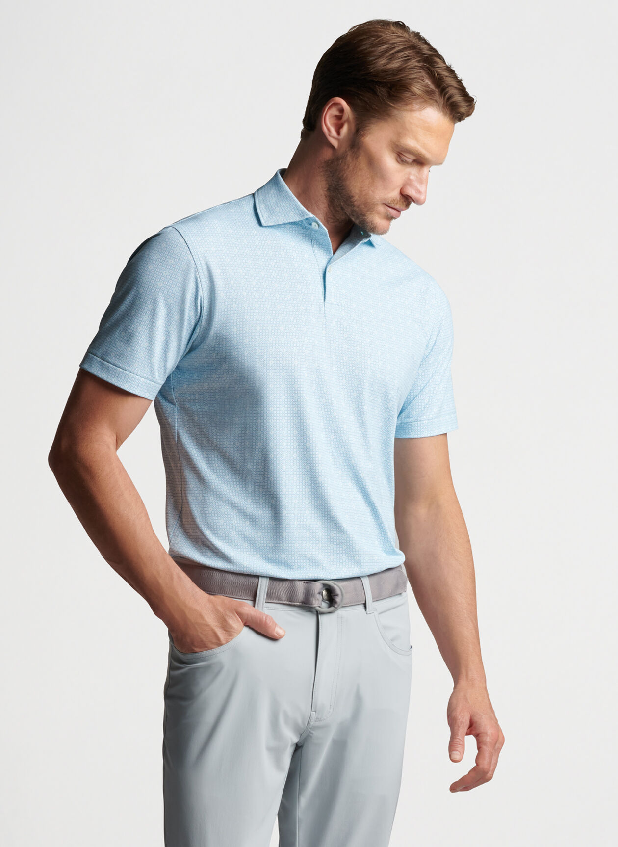 7 Days Sample Order Support for Knitted Men's Polo Shirt in Sport and Fashion