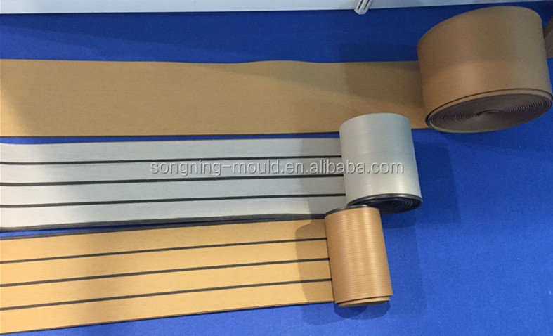 25meters/roll Synthetic Teak Flooring Boat Rubber Deck for Modern Design