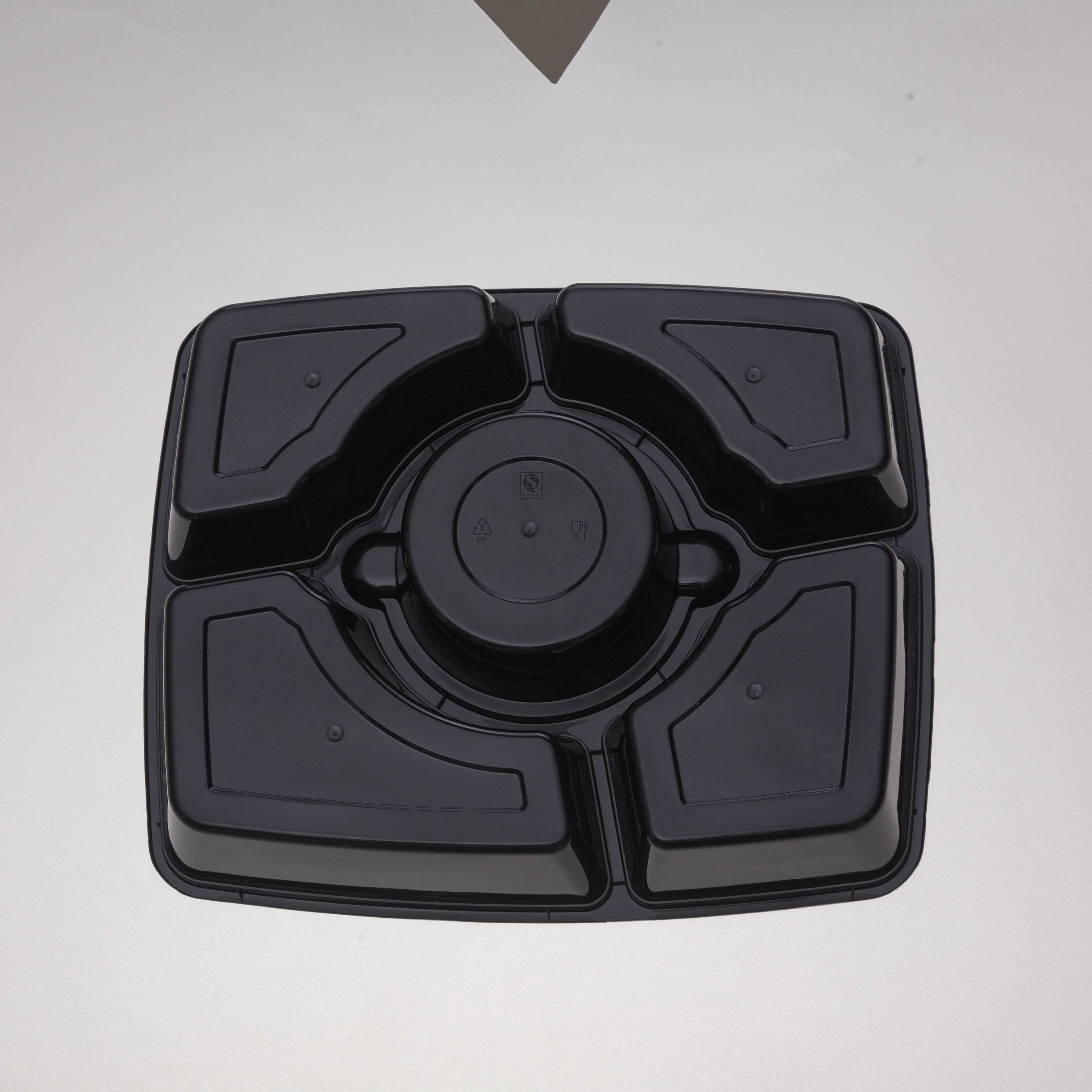 Lunch Food Disposable Container Rectangular PP Plastic Disposable Microwave
