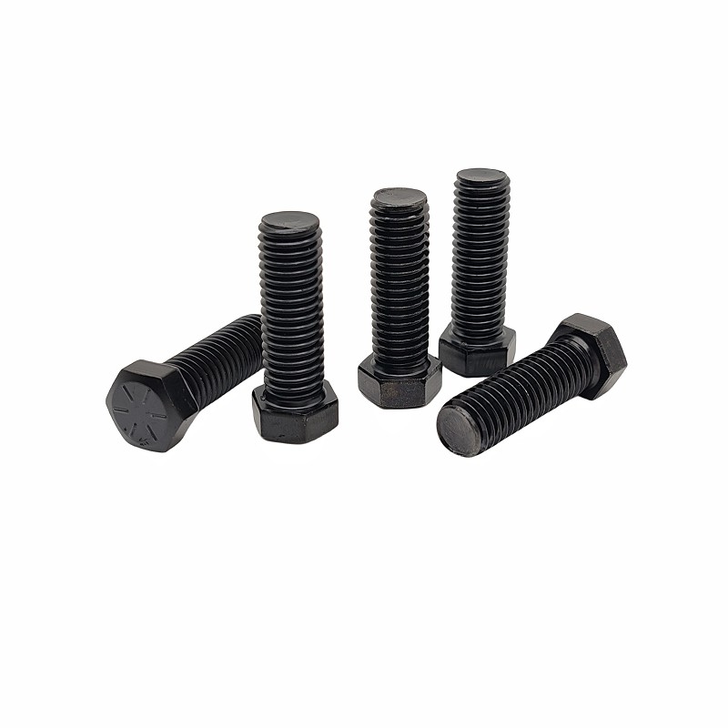Wholesale Environmental Protection Black Zinc External Hexagon Bolt Color Zinc Full Thread Hexagon Head Screw