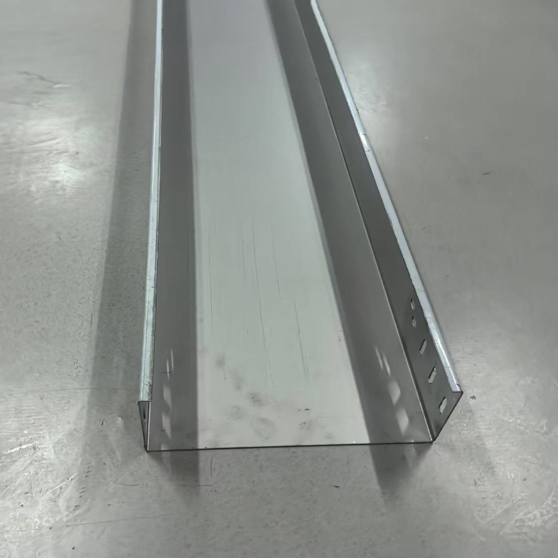 50mm-1000mm Cable Tray Height Alloy Steel Wire Troughs Metal With Non Combustible Fire Resistance