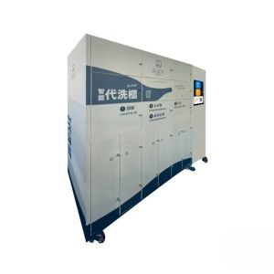 Self-Service Laundromat Vending Machine with 24/7 Operation, 15 Lockers, and 21