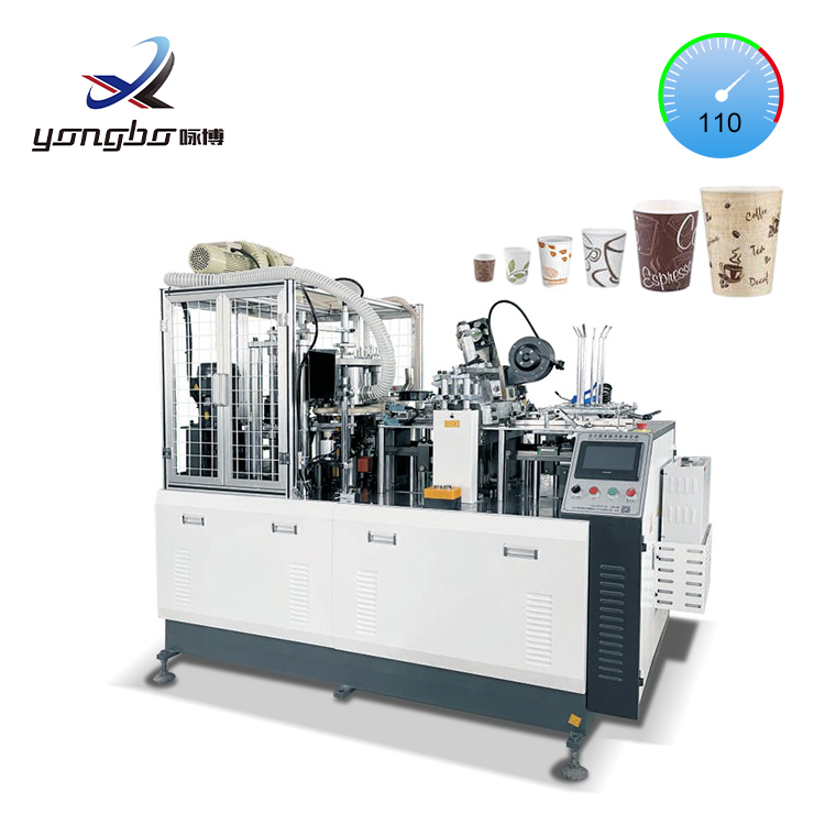 Food Shop 6.5kw Paper Cup Forming Machine 100-110pcs/Min Fully Automatic with Voltage 380V/220V 50Hz/60Hz