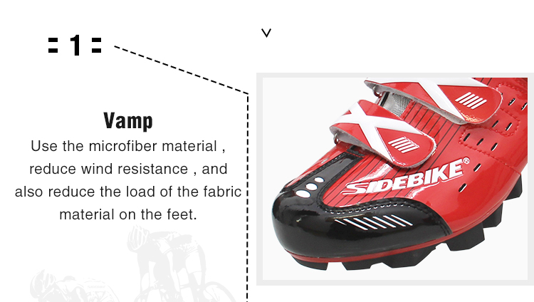 Customized Moistureproof MTB Cycling Shoes , Lightweight Mountain Bike Shoes