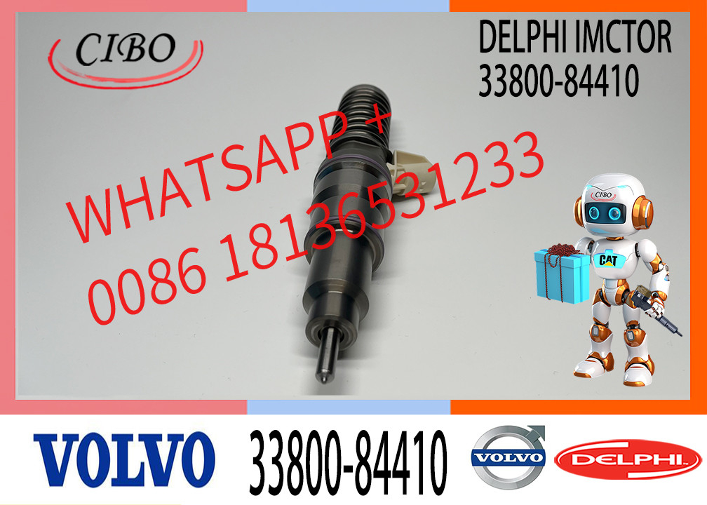 33800-84410 Common Rail Diesel Fuel Injector For VO-LVO/ H-yundai 33800-84410 BEBE4C09102