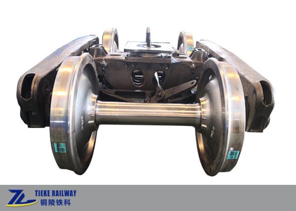 1000mm Rail Gauge Bogie Heavy Load Two Axle Casting Wagon Bogie 60 Tons / 70