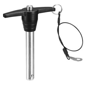 5/8 Inch T Handle Quick Release Pin with Push Button for Easy Ball Locking