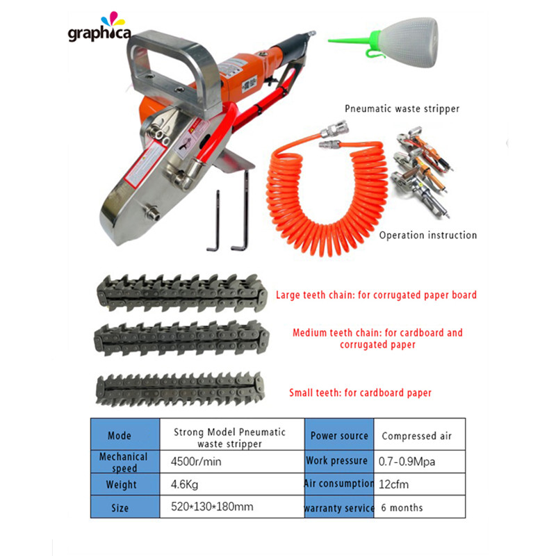 Gas Pressure 6-8kg Pneumatic Paper Waste Stripping Machine for Industrial Needs