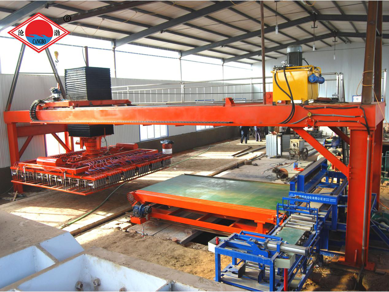 High Efficiency Concrete Brick Stacking Robot Machine