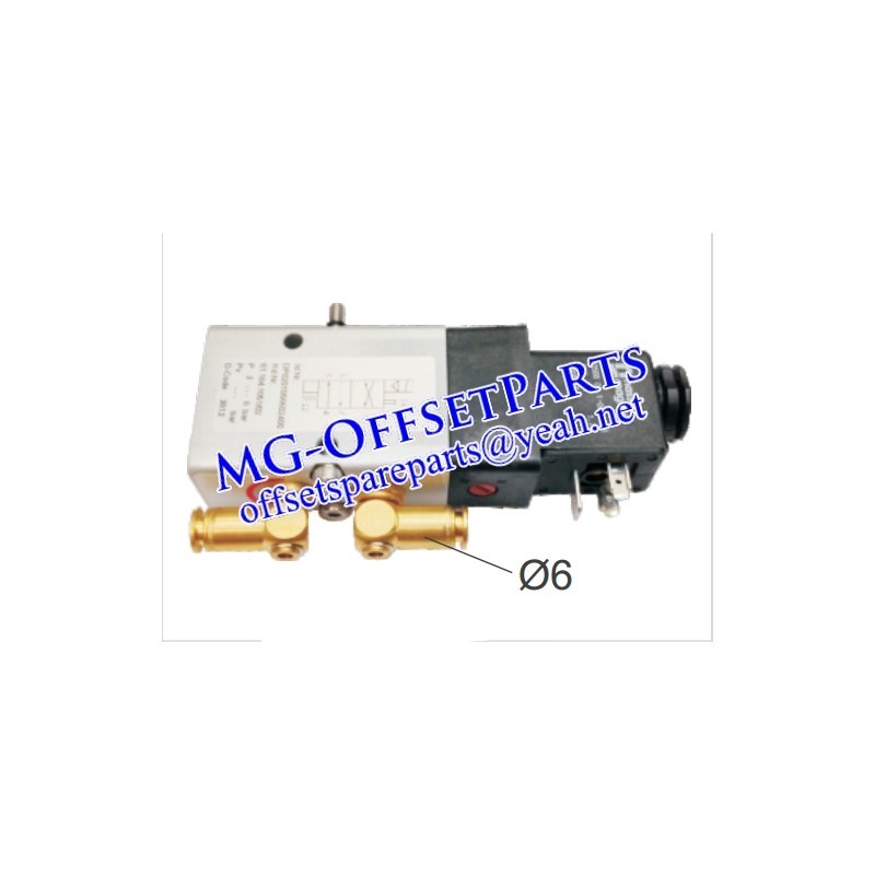 61.184.1051,HD SM102 CD102 MACHINE 4/2-WAY VALVE/CYLINDER,24V,1.7W