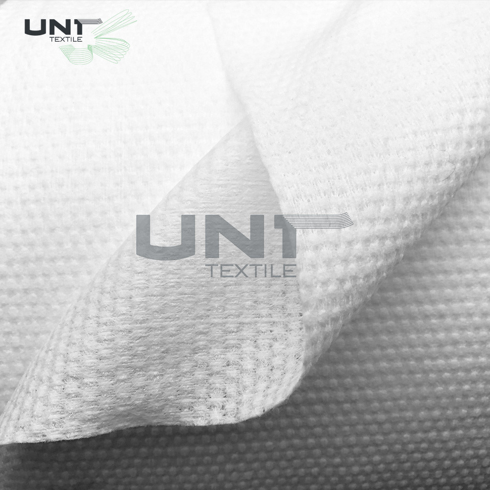 100% Cotton Chinese Hot-selling Hydrophilic Spunlace Non Woven Fabric Pearl Dots Embossed Wet Tissue