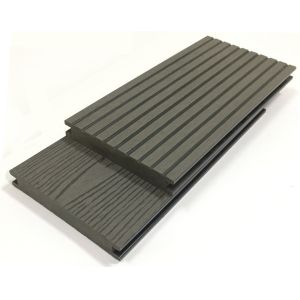  Weather Resistant WPC 10 Ft Decking Boards Solid Floor Customizable Manufactures