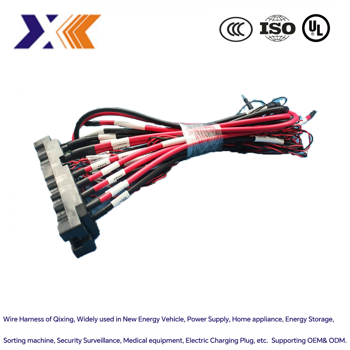 Car Model Lithium Battery Energy Storage Cable Power Cord Wire Harness in Varity of Length