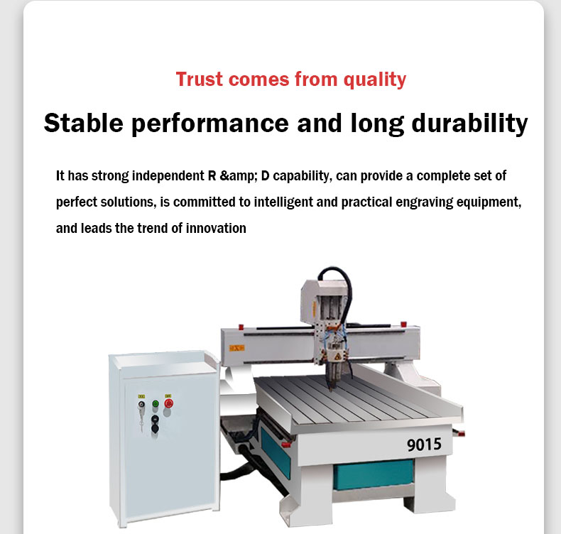 9015 Router CNC Wire Cutter 3 Axis Cnc Milling Machine 3000W
