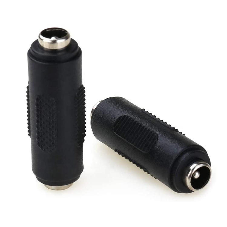 12V 24V 5.5mm X 2.1mm Female to Female DC Jack Socket Power Connector Adapter for Led Strip CCTV Camera