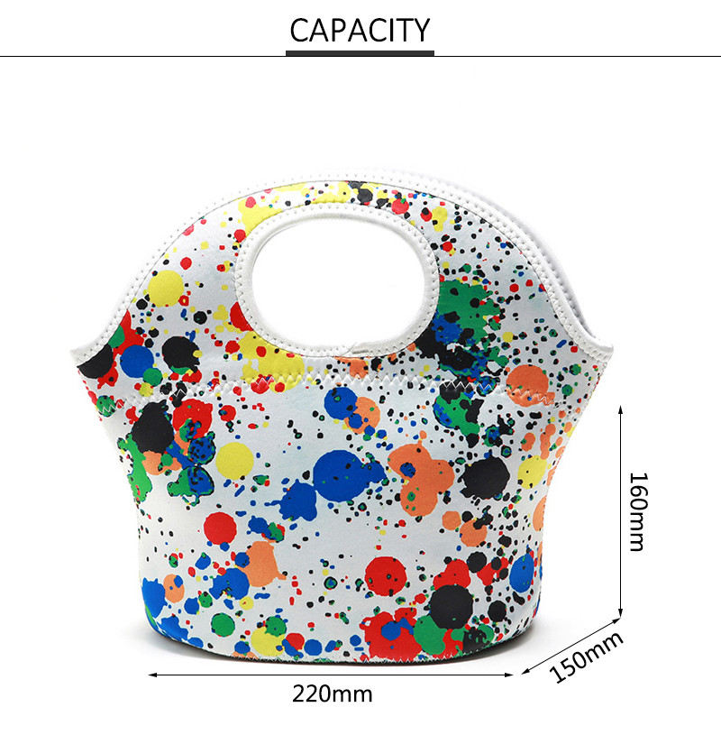 Casual Waterproof Neoprene Lunch Bags For Frozen Food