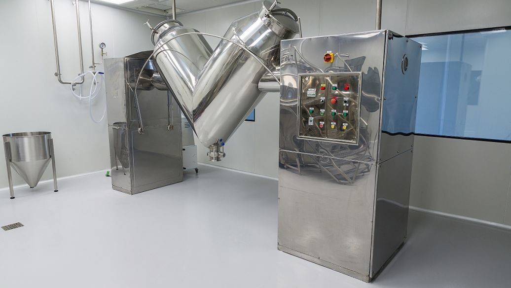 SUS304 Pharmaceutical V Type Powder Mixer 5L V Shape Blender