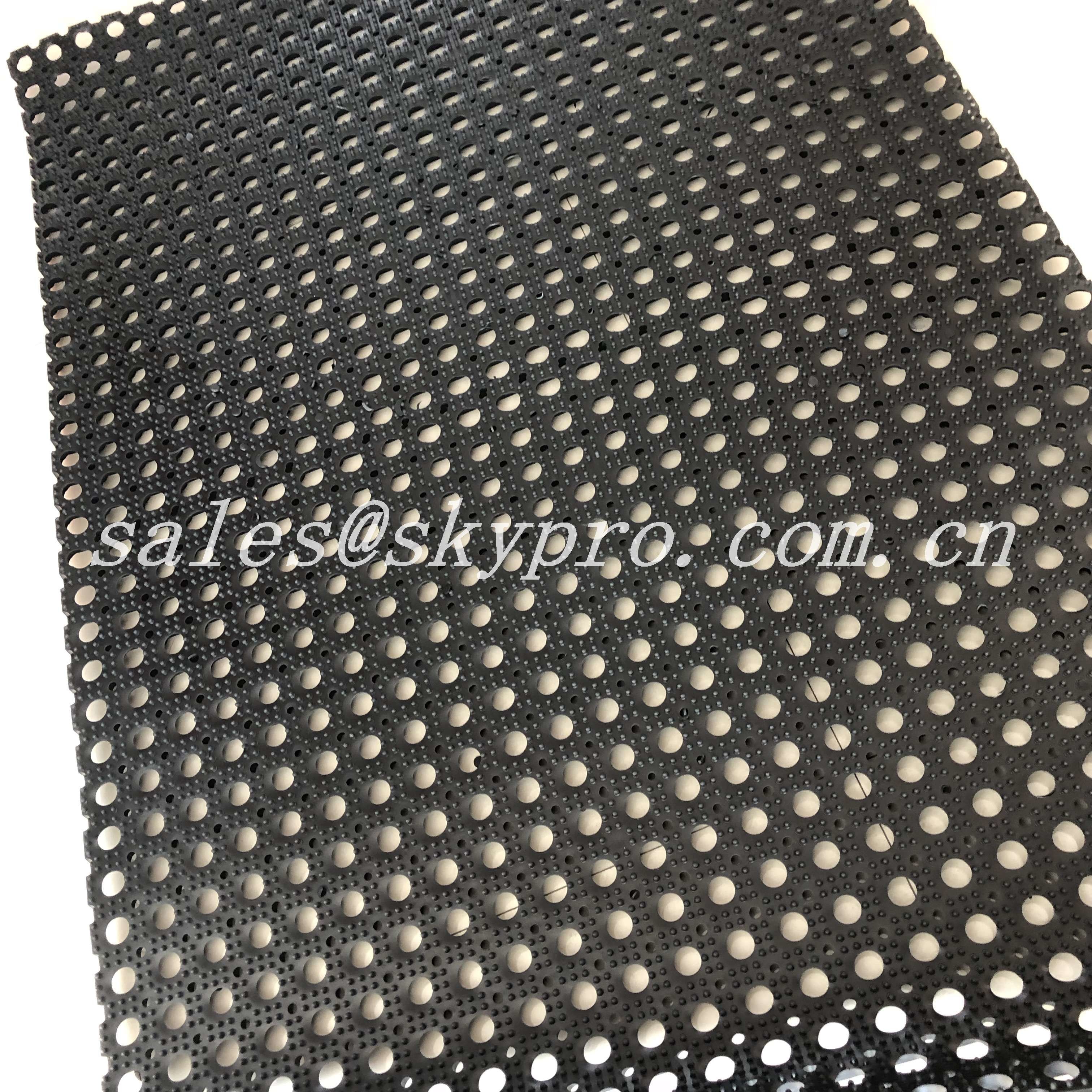 Waterproof Holes Hollow Interlock Rubber Kitchen Floor Mats 3/8”Or 5/8”