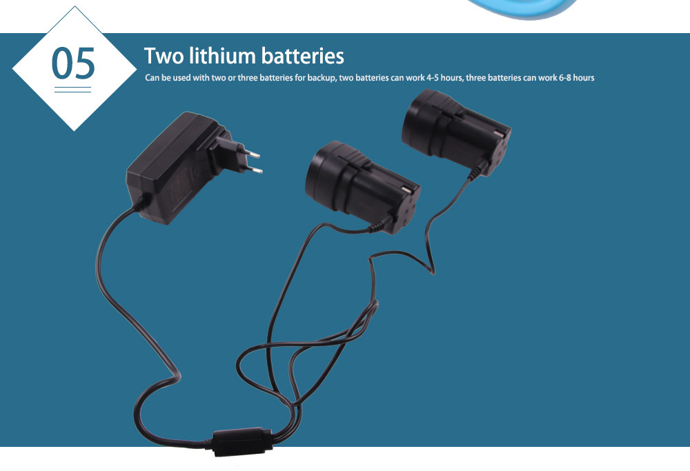 Potatore per frutteto a batteria da taglio elettrico senza cordone da 2,5 cm con schermo protettivo per le dita