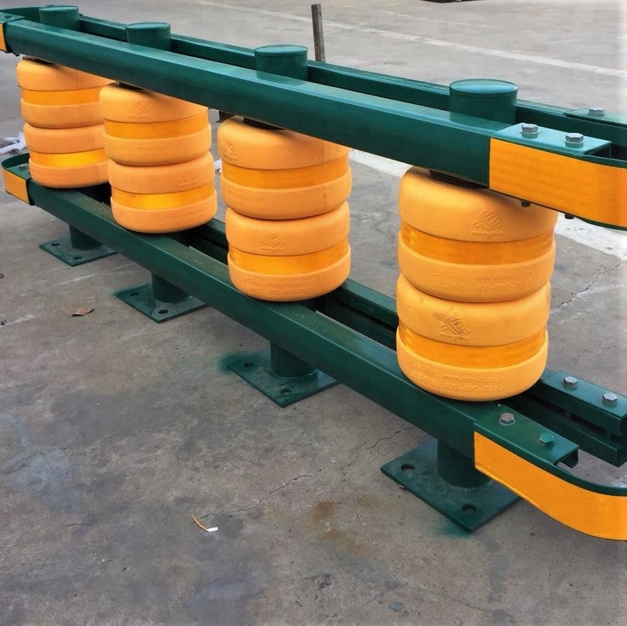 Galvanized Powder Coated Safebuild Roadway Traffic Barrier Safety Roller Crash Barrier