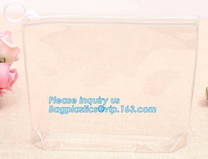 vinyl toiletry zipper bag pvc slider bag, Zipper Sliders Zip Lock Vinyl PVC Bags, Slider k Storage Makeup Pouch Co