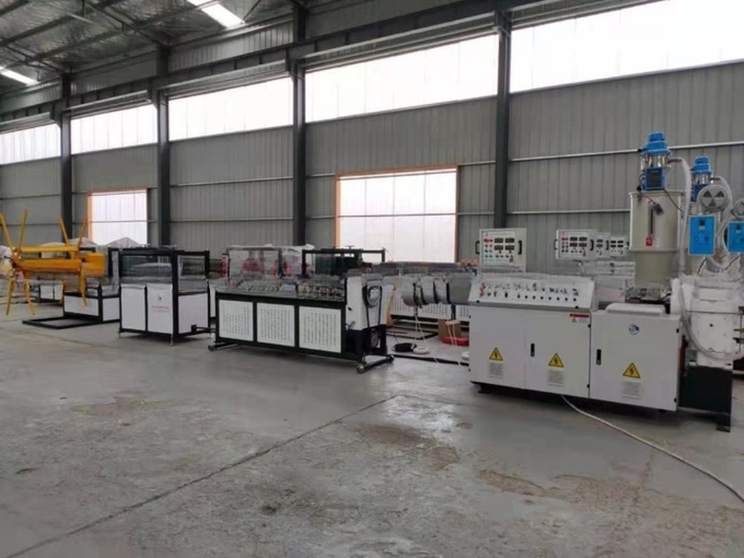 PE Pipe Making Machine/PE Spiral Optic Duct Production Line