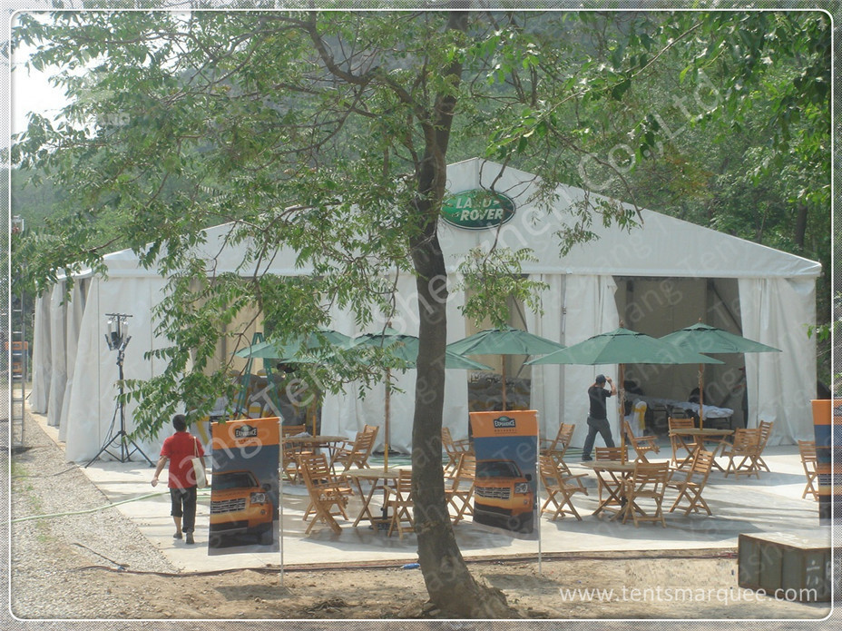 15X20m White Party Tent Gazebo Canopy with Fabric Sidewalls, 200 Seater Outdoor Party Canopy Tent